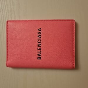 Balenciaga Pink Key & Card Holder